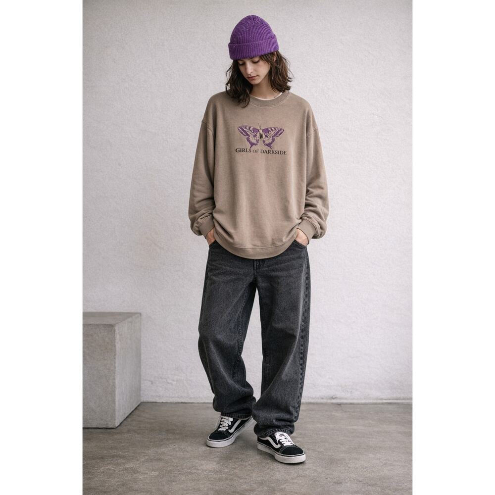 Darkside Snowboards Vermont Moth Embroidered Sweatshirt XL Gorpcore Killington